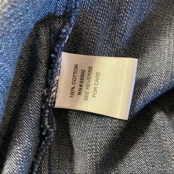 KRAZY KAT Blue Jean Jacket size large - Picture 4 of 7